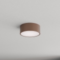 Brilagi - Candeeiro de tecto para casa de banho com sensor de movimento e sensor crepuscular CLARE 1xE27/24W/230V Ø 20 cm castanho IP54