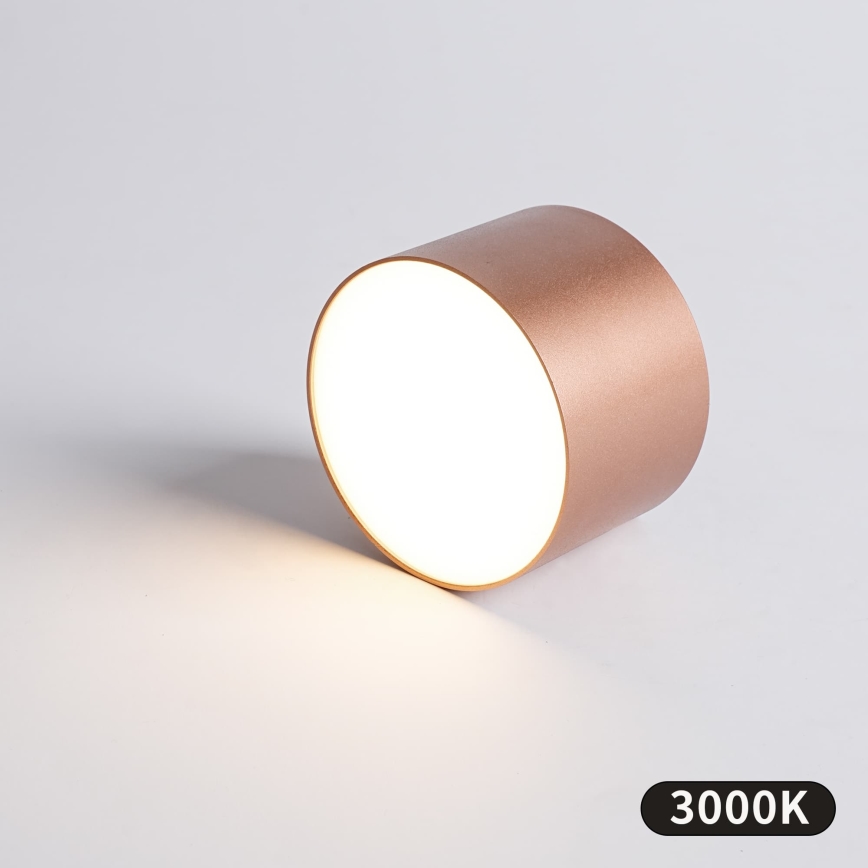 BRILAGI - Candeeiro de tecto para casa de banho FORIS LED/9W/230V Ø 9 cm bronze IP44 CRI 90