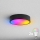 Brilagi - Candeeiro de tecto para casa de banho LED RGBW regulável CLARE 2xE27/9W/230V 2700-6500K Ø 30 cm IP54 Wi-Fi preto