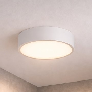 Brilagi - Candeeiro de tecto para casa de banho POOL 2xE27/15W/230V Ø 30 cm IP54 branco