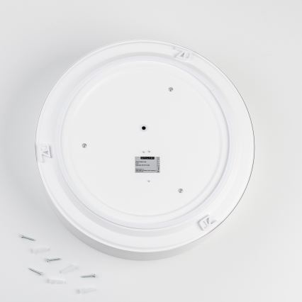 Brilagi - Candeeiro de tecto para casa de banho POOL 3xE27/15W/230V Ø 40 cm IP54 branco