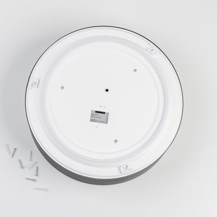 Brilagi - Candeeiro de tecto para casa de banho POOL 3xE27/15W/230V Ø 40 cm IP54 preto