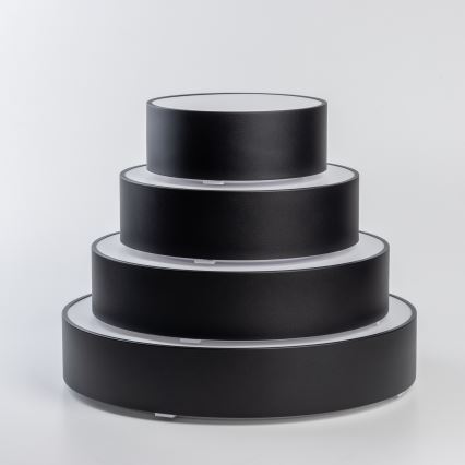 Brilagi - Candeeiro de tecto para casa de banho POOL 3xE27/15W/230V Ø 40 cm IP54 preto