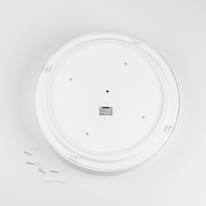 BRILAGI - Candeeiro de tecto para casa de banho POOL 4xE27/15W/230V, diâmetro 50 cm, IP54, branco