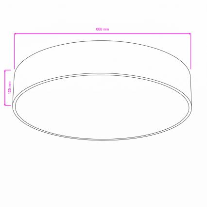 Brilagi - Candeeiro de tecto para casa de banho POOL 5xE27/15W/230V pr. 60 cm IP54 preto