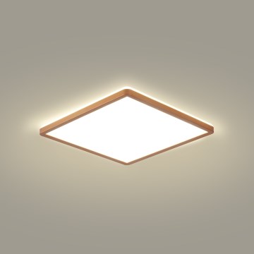 Brilagi - Candeeiro de tecto para casa de banho ULTRA FINO LED/18W/230V 30x30 cm ouro rosé IP54
