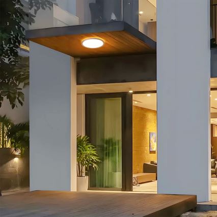 Brilagi - Luminária de teto LED ultrafina para casa de banho LED/12W/230V diâmetro 22,5 cm ouro rosé IP54