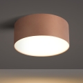 BRILAGI - Candeeiro de tecto para exterior FORIS LED/20W/230V Ø 15 cm bronze IP44