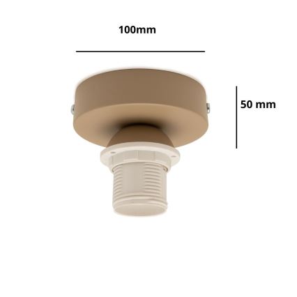 Brilagi - Candeeiro de tecto PARTY 1xE27/60W/230V Ø 10 cm bege
