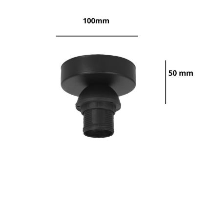 Brilagi - Candeeiro de tecto PARTY 1xE27/60W/230V Ø 10 cm preto