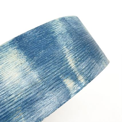 Brilagi - Candeeiro de tecto PINO, 1xE27/15W/230V, acabamento pinho/azul, diâmetro 27,5 cm