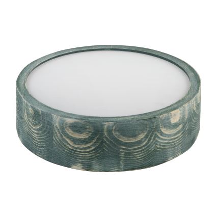 Brilagi - Candeeiro de tecto PINO 1xE27/15W/230V pinho/verde, diâmetro 27,5 cm