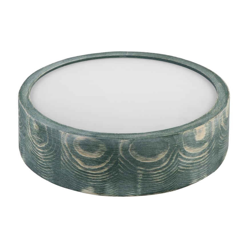 Brilagi - Candeeiro de tecto PINO 1xE27/15W/230V pinho/verde, diâmetro 27,5 cm