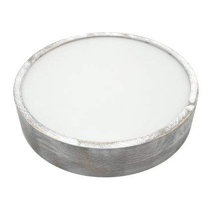 Brilagi - Candeeiro de tecto PINO 2xE27/15W/230V pinho/prateado diâmetro 37,5 cm