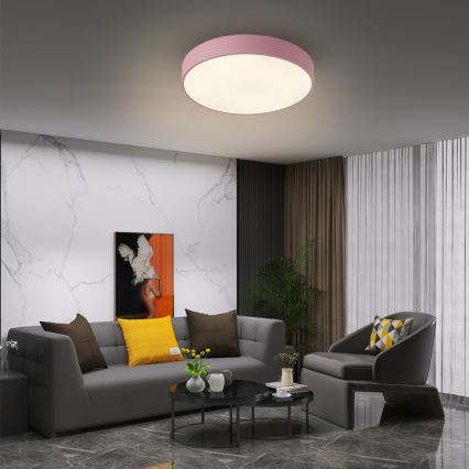 Brilagi - Luminária de teto LED POOL LED/48W/230V 3000/4000/6000K Ø 40 cm rosa