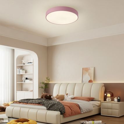 Brilagi - Luminária de teto LED POOL LED/48W/230V 3000/4000/6000K Ø 40 cm rosa