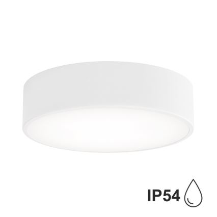 Brilagi - Candeeiro de tecto LED RGBW dimerizável para casa de banho CLARE 2xE27/9W/230V 2700-6500K Ø 30 cm IP54 Wi-Fi branco