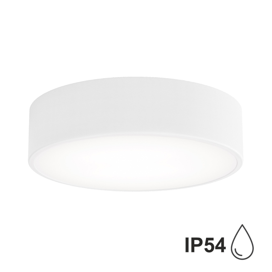 Brilagi - Candeeiro de tecto LED RGBW dimerizável para casa de banho CLARE 2xE27/9W/230V 2700-6500K Ø 30 cm IP54 Wi-Fi branco