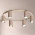 Brilagi - Candeeiro de tecto SELE 6xGU10/30W/230V bege