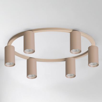 Brilagi - Candeeiro de tecto SELE 6xGU10/30W/230V bege
