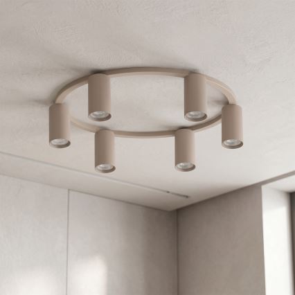 Brilagi - Candeeiro de tecto SELE 6xGU10/30W/230V bege