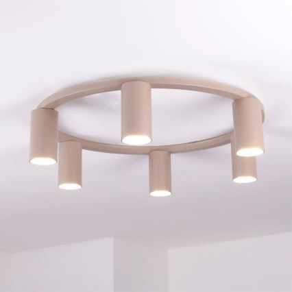 BRILAGI - Candeeiro de tecto SELE 6xGU10/30W/230V bege