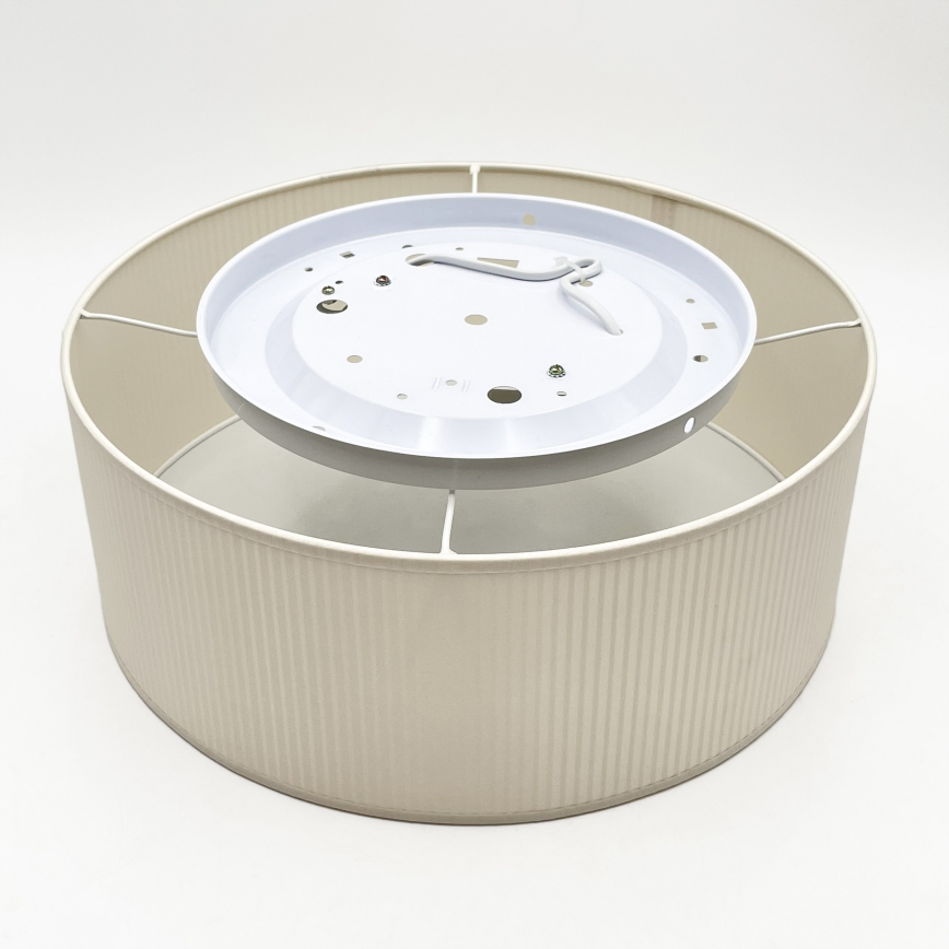 Brilagi - Candeeiro de tecto SIRIJA MODERN 2xE27/60W/230V diâmetro 35 cm cor creme