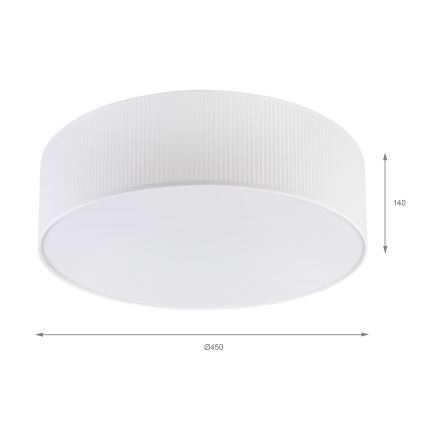 Brilagi - Candeeiro de tecto SIRIJA MODERN 4xE27/60W/230V Ø 45 cm branco