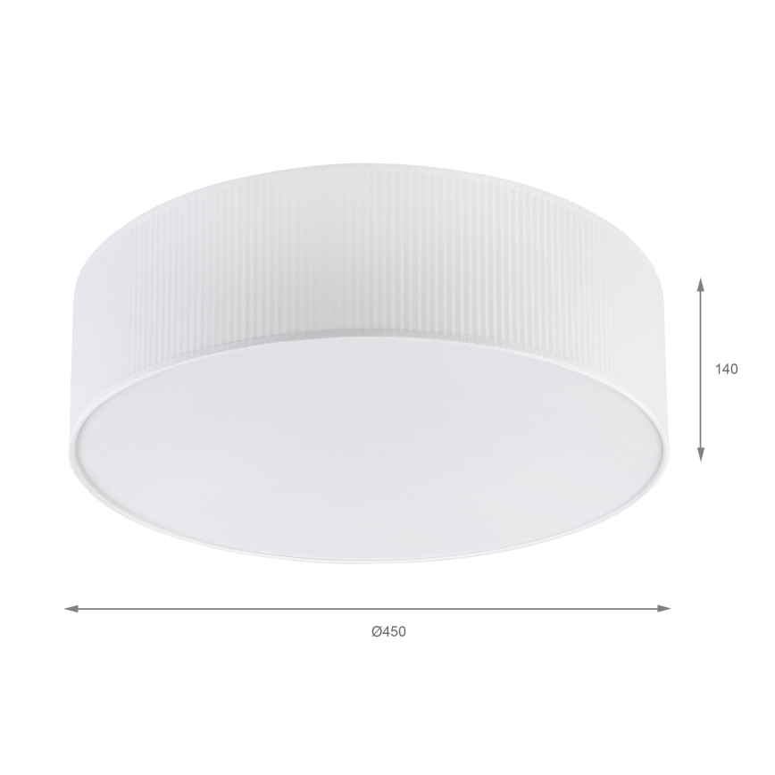 Brilagi - Candeeiro de tecto SIRIJA MODERN 4xE27/60W/230V Ø 45 cm branco