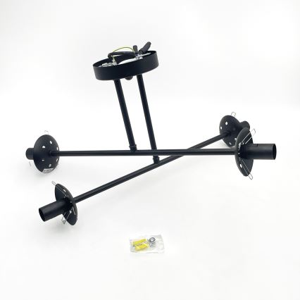 Brilagi - Candeeiro de tecto sobreposto MALIVA 4xE14/15W/230V preto/branco