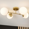 Brilagi - Candeeiro de tecto sobreposto MALONY 4xE14/20W/230V dourado