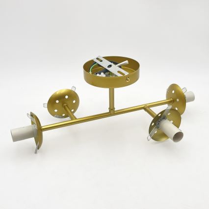 Brilagi - Candeeiro de tecto sobreposto MALONY 4xE14/20W/230V dourado