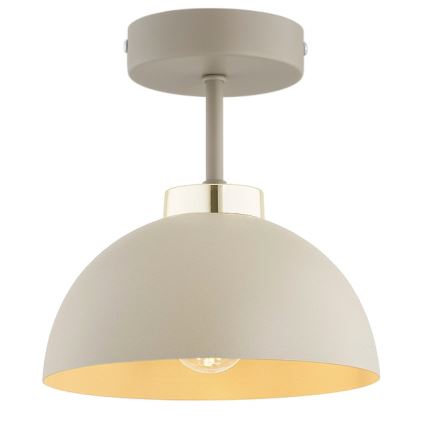 Brilagi - Candeeiro de tecto sobreposto MOON 1xE27/60W/230V bege/dourado