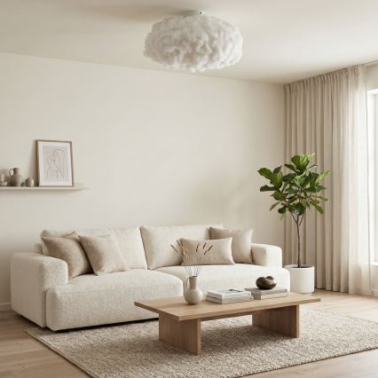 Brilagi - Candeeiro de tecto SOLEAIR 1xE27/40W/230V Ø 45 cm branco