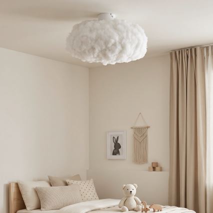 Brilagi - Candeeiro de tecto SOLEAIR 1xE27/40W/230V Ø 45 cm branco