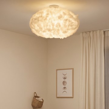 Brilagi - Candeeiro de tecto SOLEAIR 2xE27/40W/230V Ø 60 cm branco