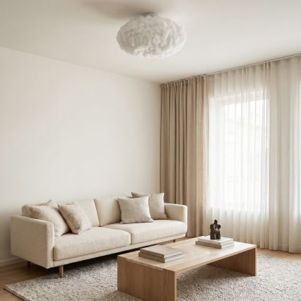 Brilagi - Candeeiro de tecto SOLEAIR 2xE27/40W/230V Ø 60 cm branco