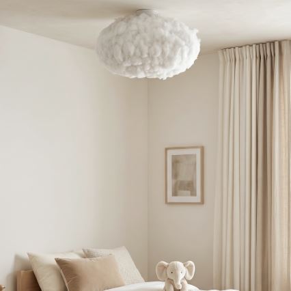 Brilagi - Candeeiro de tecto SOLEAIR 2xE27/40W/230V Ø 60 cm branco