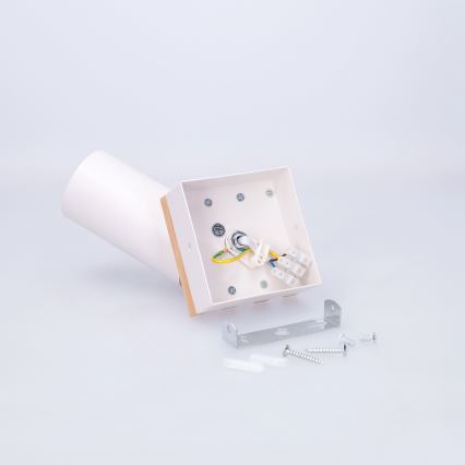 Brilagi - Candeeiro de tecto spot SELE WOOD ACOUSTIC 1xGU10/30W/230V branco/madeira