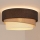 Brilagi - Candeeiro de tecto TRIO 1xE27/60W/230V Ø 40 cm castanho/bege/branco