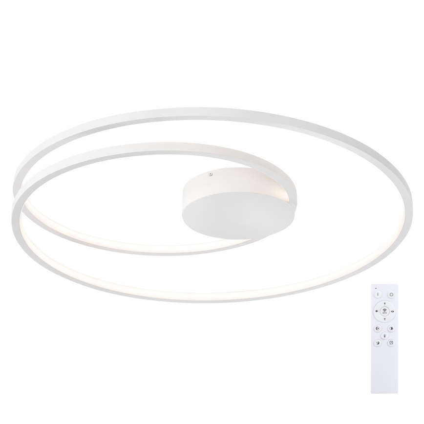Brilagi - Luminária de teto LED dimerizável TWISTER LED/105W/230V 3000-6000K diâmetro 100 cm branca + controlo remoto