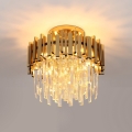 Brilagi - Candeeiro de tecto VERVE 6xE14/40W/230V Ø 60 cm dourado