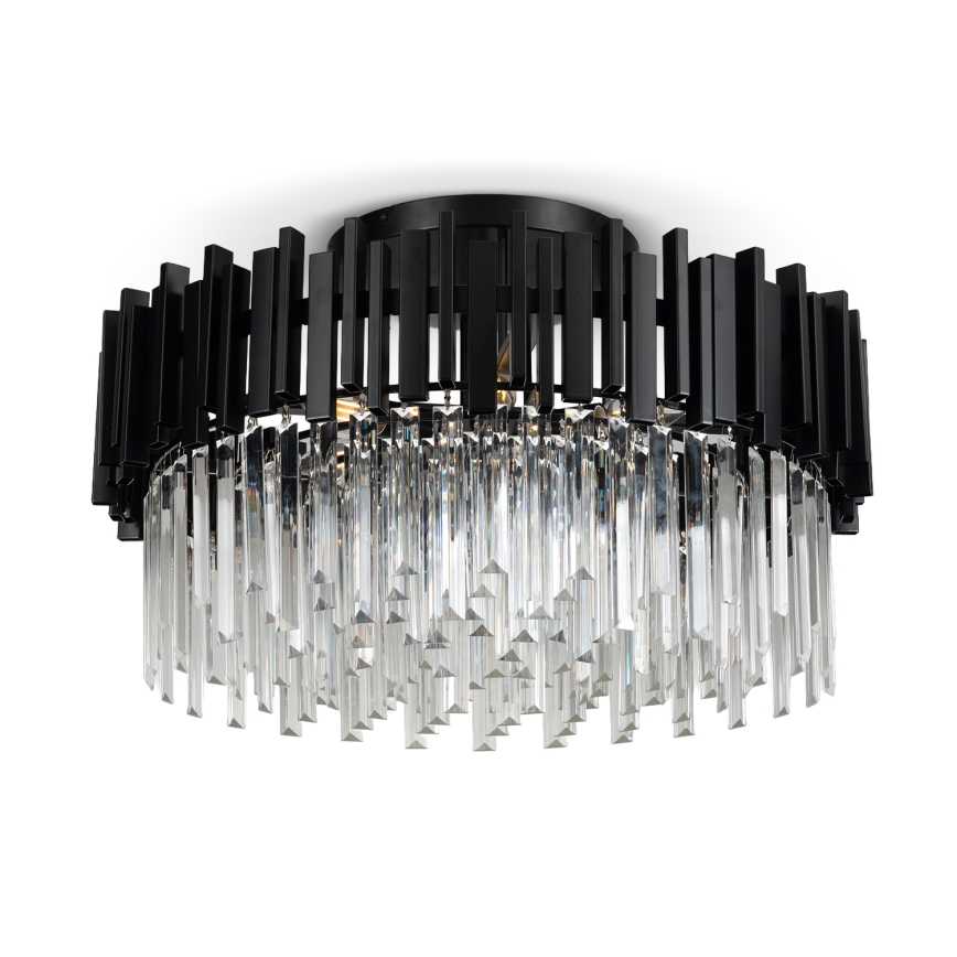 BRILAGI - Candeeiro de tecto VERVE 6xE14/40W/230V Ø 60 cm preto
