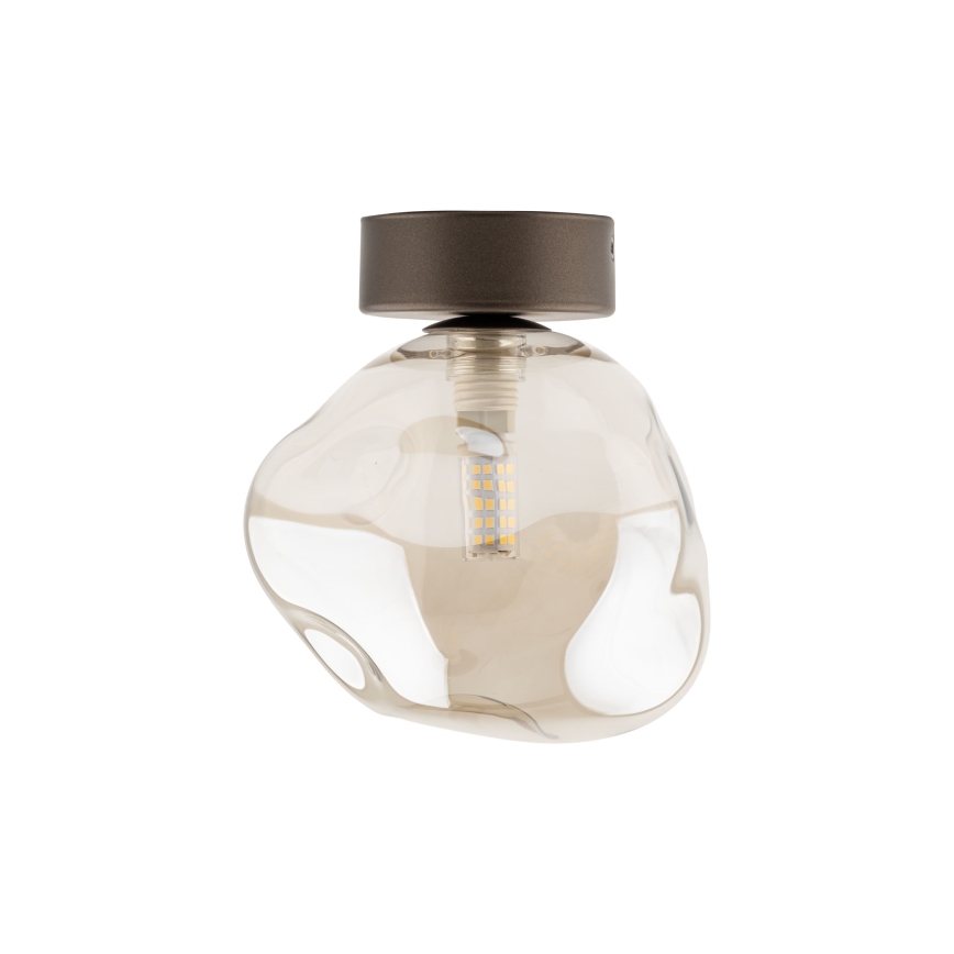Brilagi - Candeeiro de tecto VULCANO 1xG9/8W/230V bronze/bege fumê