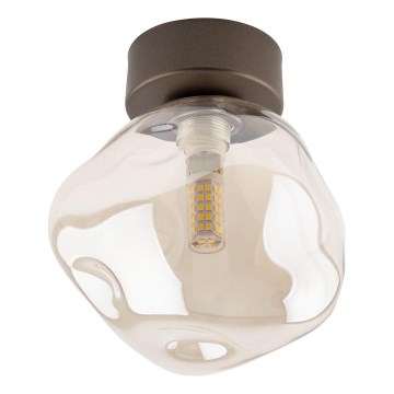 Brilagi - Candeeiro de tecto VULCANO 1xG9/8W/230V castanho/bege fumado