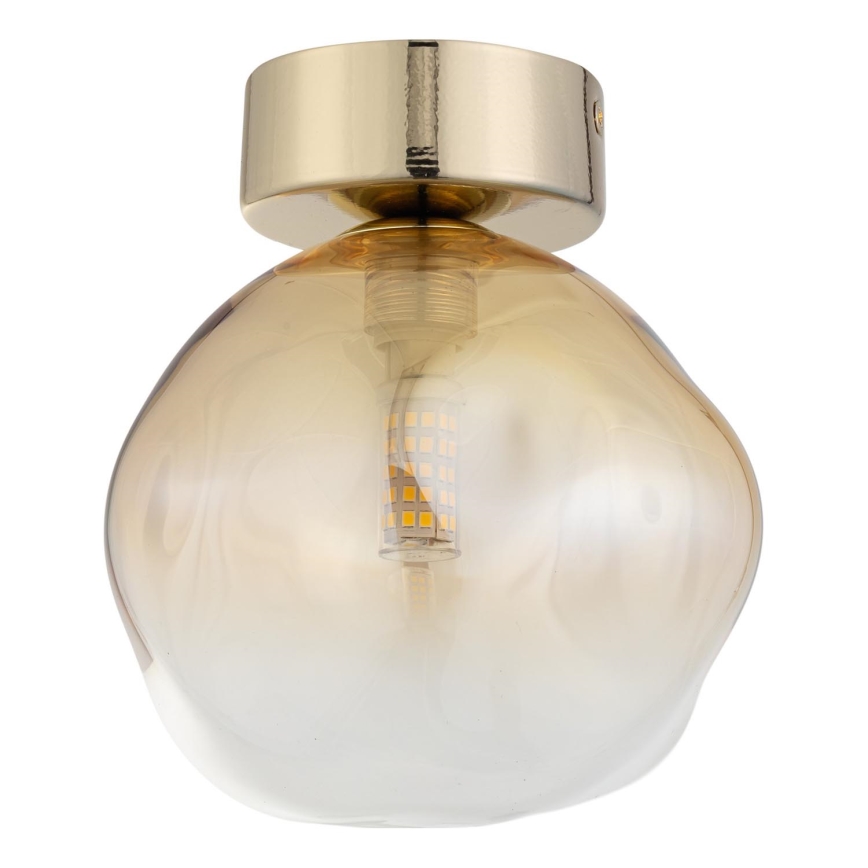 Brilagi - Candeeiro de tecto VULCANO 1xG9/8W/230V dourado/bege fumado