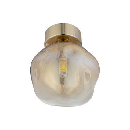 Brilagi - Candeeiro de tecto VULCANO 1xG9/8W/230V dourado/bege fumado