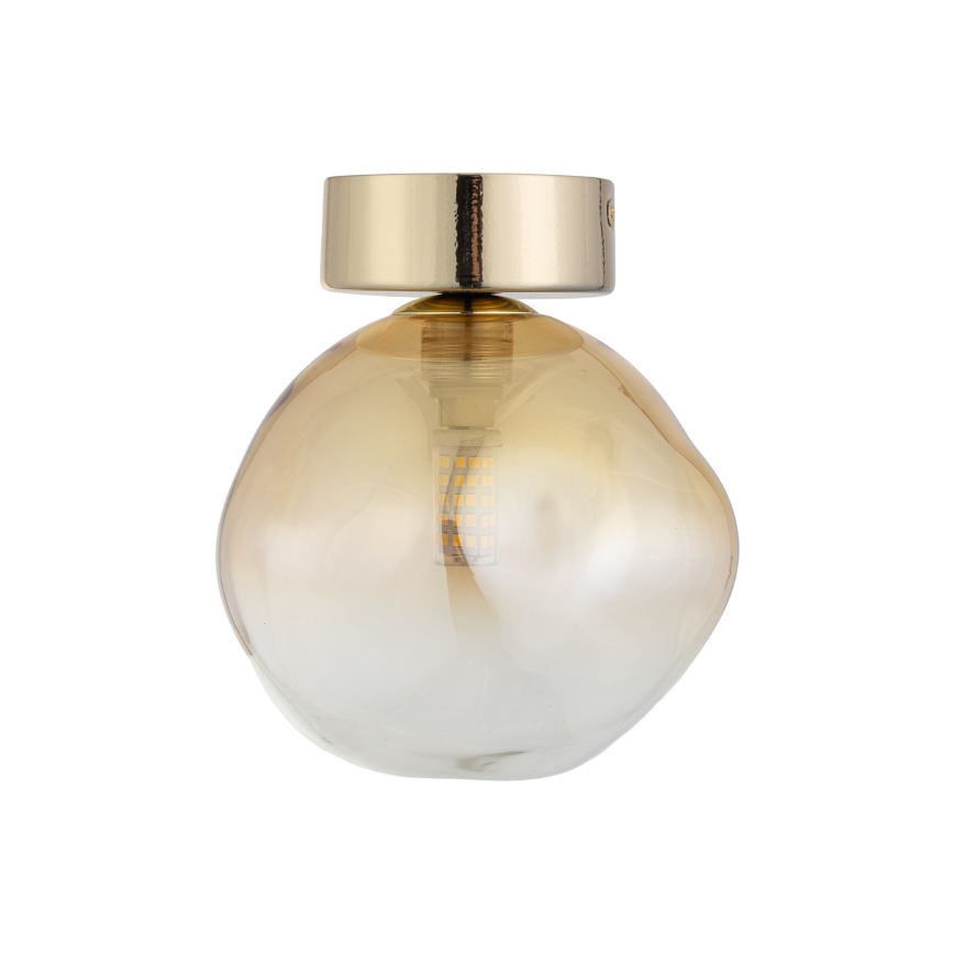 Brilagi - Candeeiro de tecto VULCANO 1xG9/8W/230V dourado/bege fumado