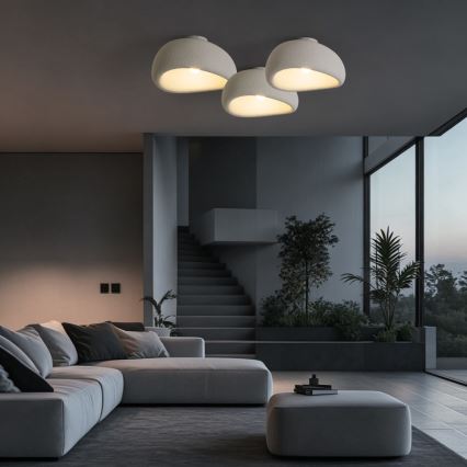 BRILAGI - Candeeiro de tecto WABI SABI 1xE27/60W/230V Ø 40 cm branco