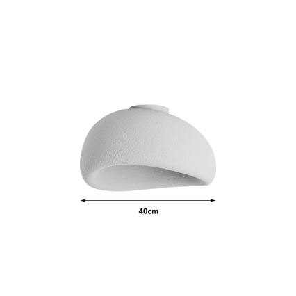 BRILAGI - Candeeiro de tecto WABI SABI 1xE27/60W/230V Ø 40 cm branco